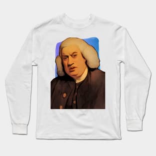 English Writer Samuel Johnson illustration Long Sleeve T-Shirt